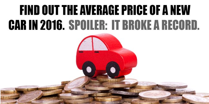 Average car price new 2018